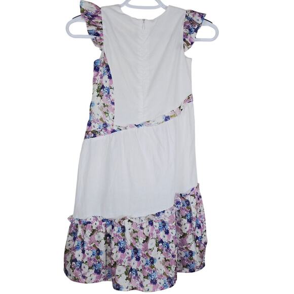 Adobe Lane Stunning Wildflower Boheimian Flirty Stunning Vacation Dress 4T NWT - Picture 2 of 5